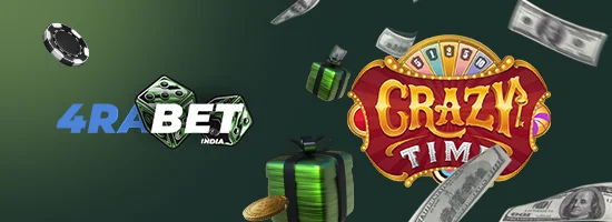 Crazy Time 4RaBet - Promo codes and Bonuses